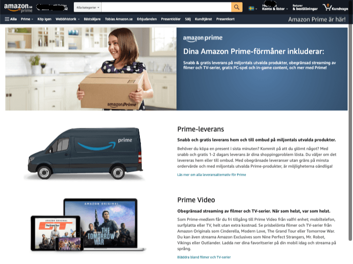 Here we go - Amazon Prime nu i Sverige